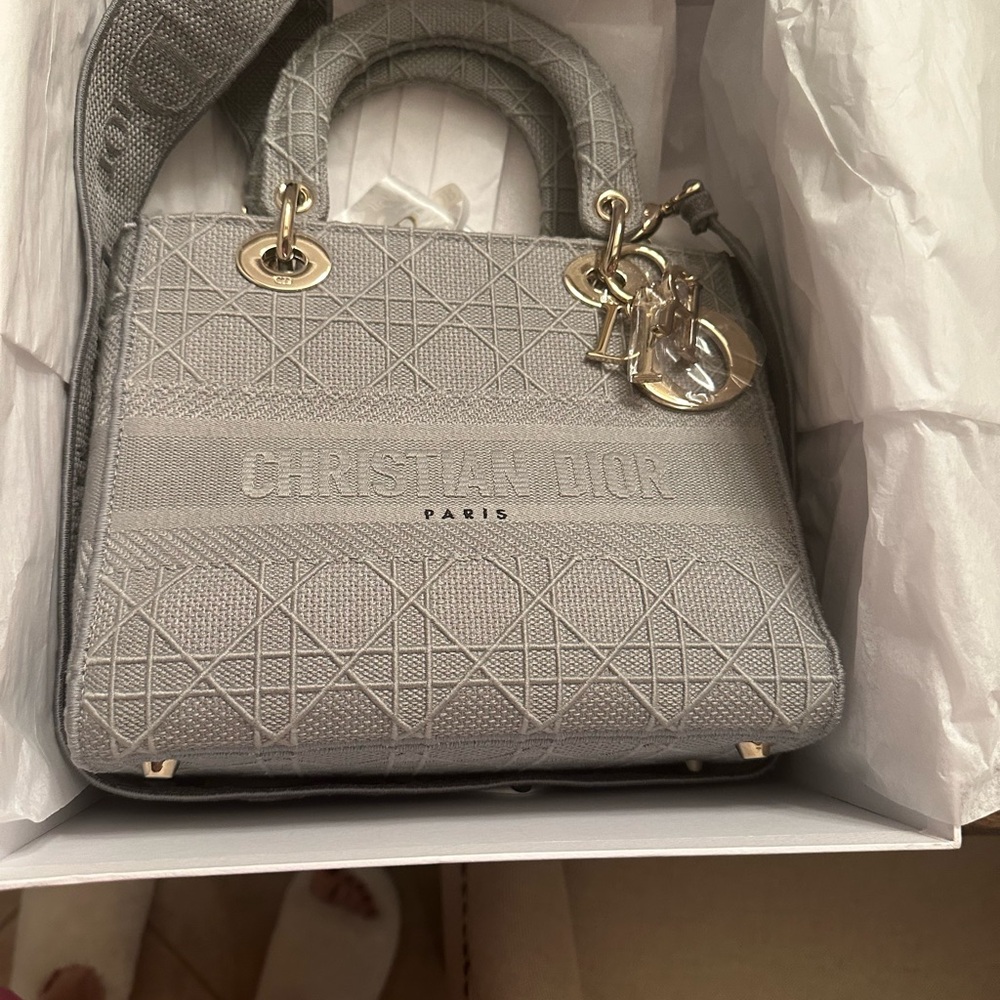 Dior Gray Tote Bag - Picture 3 of 9